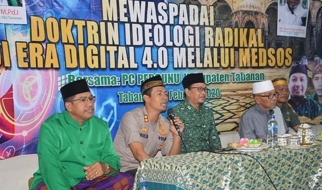 Kapolres Isi Kajian Milenial Pergunu Tabanan