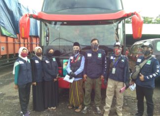 Satgas Nu Peduli Tabanan Dampingi Baja 2020 Santri P2S2 Sukerejo