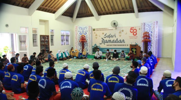 Dokumentasi Safari Ramadhan Fatayat NU Kabupaten Tabanan kE Lapas Kelas 2B Tabanan