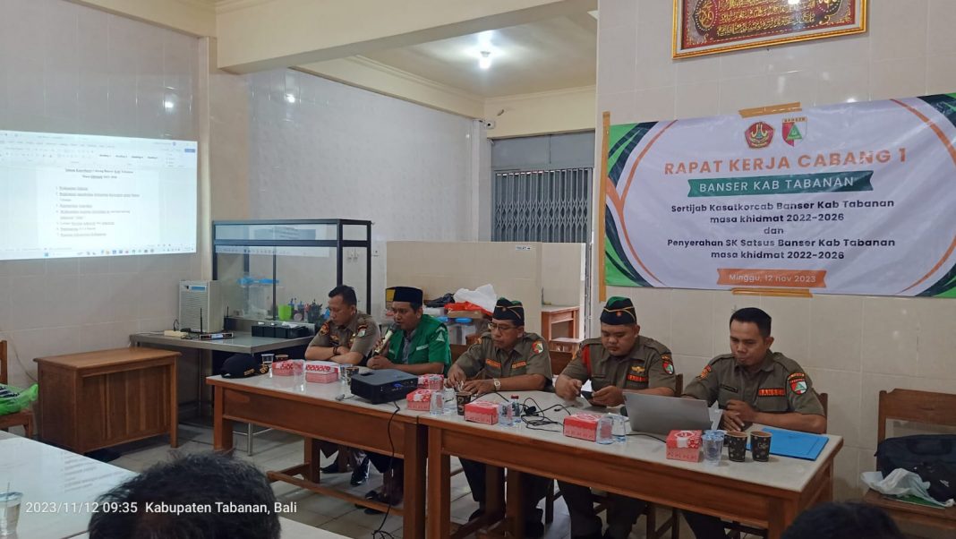 Rakercab PC GP Ansor Kabupaten Tabanan