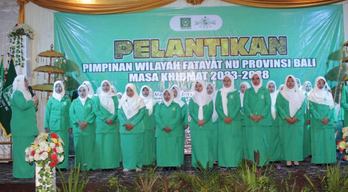 Pelantikan PW Fatayat NU Provinsi Bali
