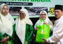 Penyaluran bantuan kepada korban banjir bali