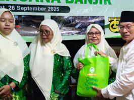Penyaluran bantuan kepada korban banjir bali