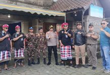 Sinergi Banser TNI–Polri dan Pecalang Jaga Natal Aman dan Damai di Tabanan