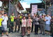 Harmoni Natal Terjaga, GP Ansor Tabanan Laksanakan Khidmat Kebangsaan