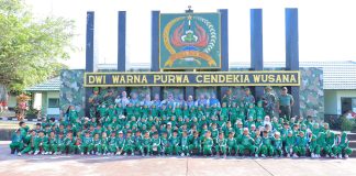 TK Mustika Ibu Tabanan Tanamkan Cinta Tanah Air melalui Outing Class Bersama TNI AD